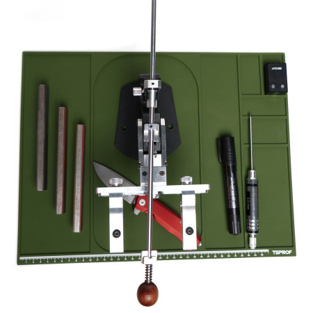 Коврик TSPROF для сборки, разборки, заточки ножей (зеленый), TS-MS23011GN