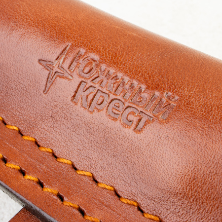 Нож Южный Крест Шершень, VG10, Конвекс, Микарта Красная, Насечка