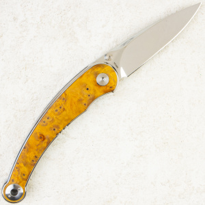 Нож QSP Dolphin, Mirror 14C28N, Stabilized Wood Handle, QS161-B Нож QSP Dolphin, Mirror 14C28N, Stabilized Wood Handle, QS161-B