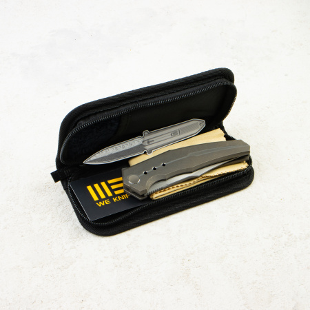 Нож WE Knife Kyklos, Gray Stonewashed, M390, Bronze Titanium Handle, WE23086-2 Нож WE Knife Kyklos, Gray Stonewashed, M390, Bronze Titanium Handle, WE23086-2