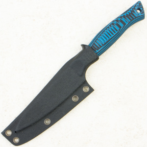 Нож овощной OWL S100 F, N690 Cryo, G10 Black/Blue, Kydex