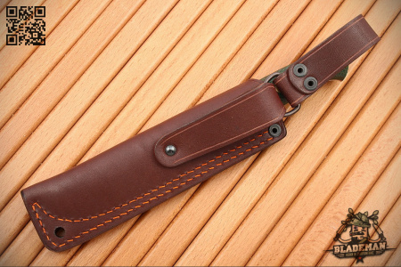 Южный Крест Caribou, D2, Конвекс, Микарта жёлто-зеленая, Насечка - купить в интернет-магазине Blademan