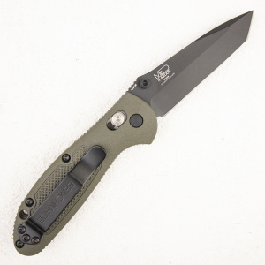 Нож Benchmade 557BKOD Mini-Griptilian Tanto Black Plain, Olive Drab - складной туристические ножи из стали Нож Benchmade 557BKOD Mini-Griptilian Tanto Black Plain, Olive Drab - складной туристические ножи из стали
