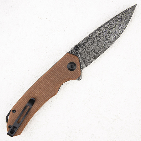 Нож CIVIVI Brazen, Damascus, Micarta Brown - купить в интернет-магазине Blademan