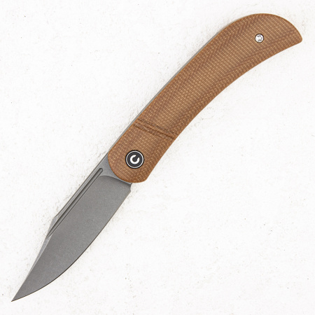 Нож CIVIVI Appalachian Drifter, S35VN Gray, Micarta Brown, C2015A