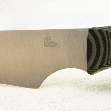 Нож OWL FS190 F Филейный, N690 Cryo, G10 Black/Olive, Kydex