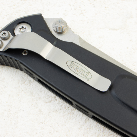 Нож Microtech Socom Elite, Stonewash, M390, Aluminum Black, 160-10 Нож Microtech Socom Elite, Stonewash, M390, Aluminum Black, 160-10