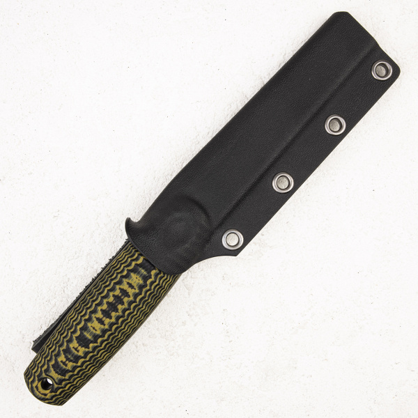 Нож OWL North S F, M390 Cryo, G10 Black/Yellow, Kydex Classic - купить в интернет-магазине Blademan