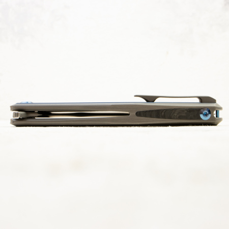 Нож WE Knife Zonda, CPM 20CV, Marble Carbon / Titanium Handle - купить в интернет-магазине Blademan