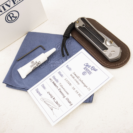 Нож Chris Reeve Small Sebenza 21 Gabon Ebony Inlay Нож Chris Reeve Small Sebenza 21 Gabon Ebony Inlay - купить в интернет-магазине Blademan