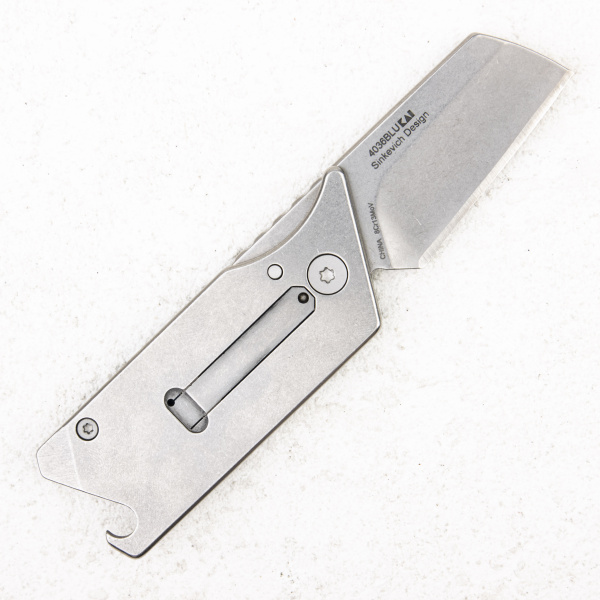 Нож-брелок Kershaw PUB, 8Cr13MoV, Stainless Steel Blue, 4036BLUX