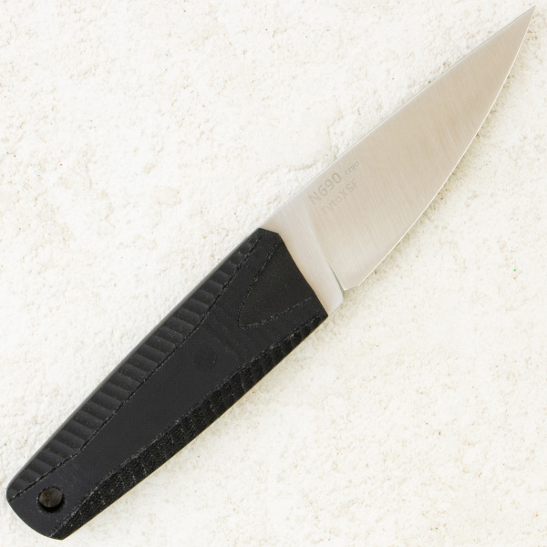 Нож OWL Tyto XS F, N690 Cryo, Micarta Black, Kydex