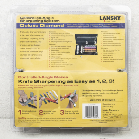 Точильный набор для заточки ножей Lansky Deluxe Diamond #LKDMD Точильный набор для заточки ножей Lansky Deluxe Diamond #LKDMD - купить в интернет-магазине Blademan