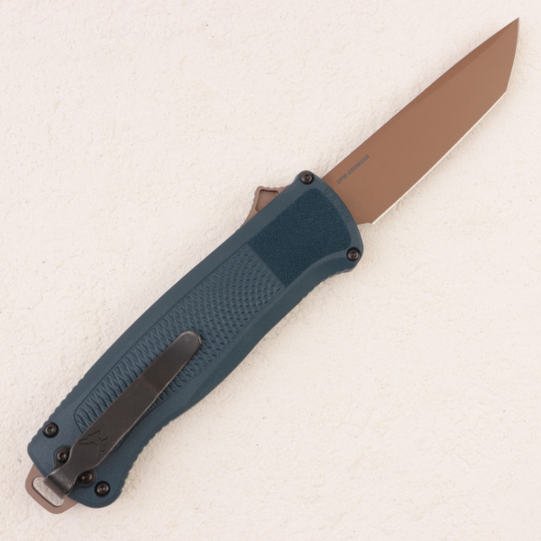 Нож Benchmade Shootout, CruWear, Crater Blue Grivory Handle, 5370FE-01