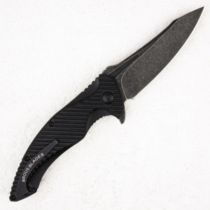Нож Brous Blades T4 Flipper, D2 Acid Stonewash, G10 Black Нож Brous Blades T4 Flipper, D2 Acid Stonewash, G10 Black