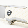 CIVIVI Cachet Flipper, 14C28N, White G10 / Steel, C20041B-2