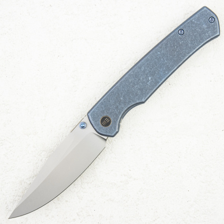 Нож WE Knife Evoke, 20CV, Titanium Blue