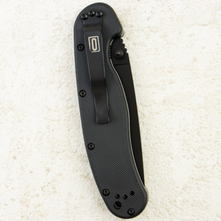 Нож Ontario Rat 1, Black, AUS-8, Nylon Black Handle, 8846BP