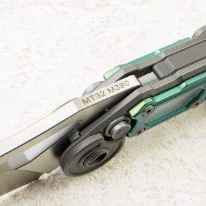 Нож NOC Knives MT-32, M390, Titanium Green Handle, MT-3210 Нож NOC Knives MT-32, M390, Titanium Green Handle, MT-3210