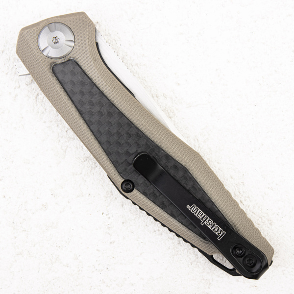 Нож Kershaw Atmos, 8Cr13MoV, G10/Carbon Tan, 4037TAN