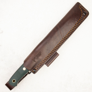 Нож Южный Крест Модель X, D2, Конвекс, Микарта изумруд, Насечка - купить в интернет-магазине Blademan