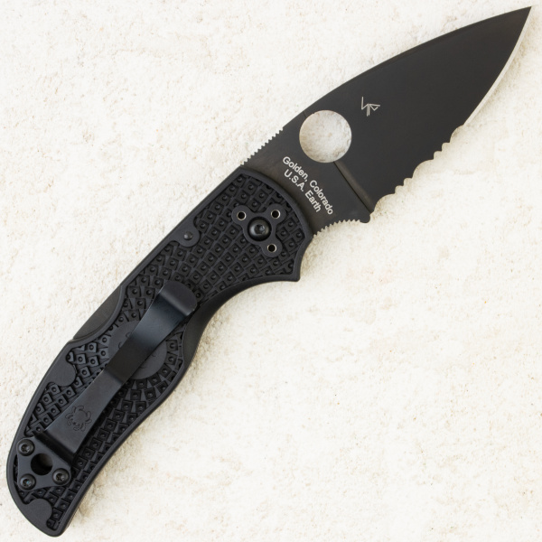 Нож Spyderco Native 5, Combo Edge, CPM S30V, FRN Black, C41PSBBK5