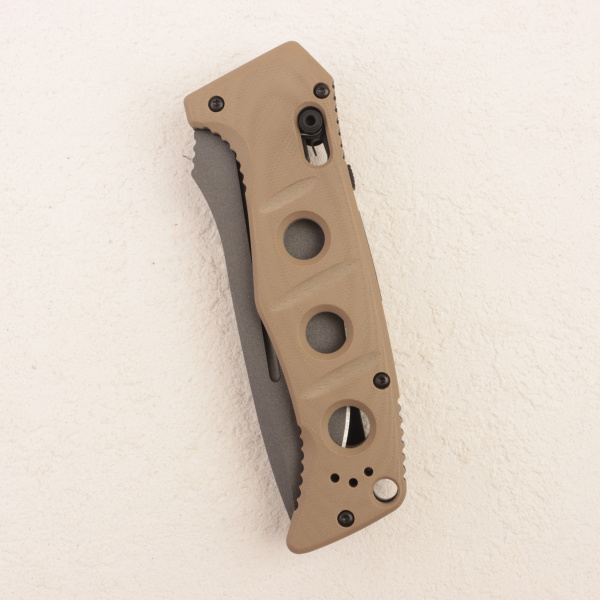 Нож Benchmade Auto Adamas, CruWear, Desert Tan G10 Handle, 2750GY-3