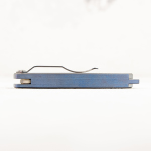 Нож Spyderco Vrango, S30V, Titanium Blue - складной туристические ножи из стали Нож Spyderco Vrango, S30V, Titanium Blue - складной туристические ножи из стали