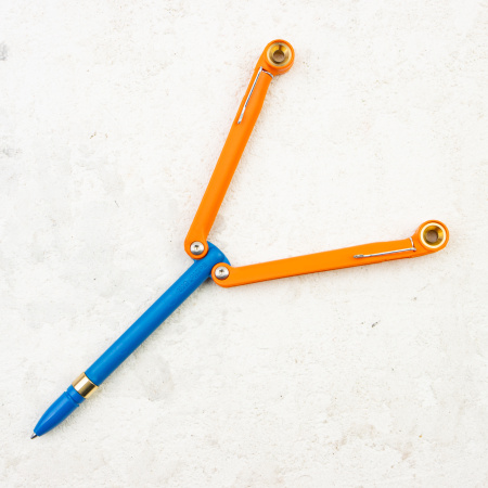 Тактическая ручка BaliYo by Spyderco Оранжево-синяя, YUS116