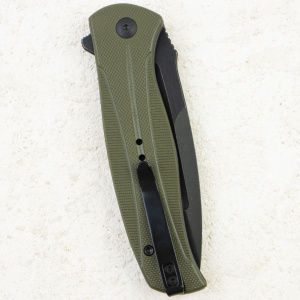 Нож CIVIVI Incindie, Black Stonewashed, 14C28N, G10 OD Green Handle, C23053-2 Нож CIVIVI Incindie, Black Stonewashed, 14C28N, G10 OD Green Handle, C23053-2