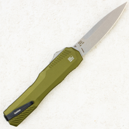 Нож Kershaw Auto Livewire, CPM MagnaCut, Olive Aluminium Handle, 9000OL