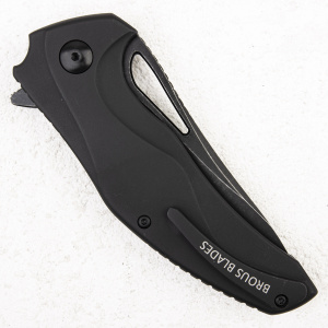 Нож Brous Blades Exo-Black/Acid Stonewash, D2, Titanium Black, BRB94 Нож Brous Blades Exo-Black/Acid Stonewash, D2, Titanium Black, BRB94
