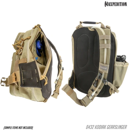 Тактический рюкзак MAXPEDITION Kodiak Gearslinger 22,6L, Khaki, 0432K