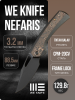 Нож WE Knife Nefaris, CPM 20CV, Copper / Black Titanium Handle Нож WE Knife Nefaris, CPM 20CV, Copper / Black Titanium Handle