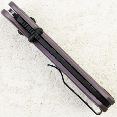 Нож WE Knife Banter 2, Black Stonewashed, CPM S35VN, Aluminum Purple Handle, WE23075-2 Нож WE Knife Banter 2, Black Stonewashed, CPM S35VN, Aluminum Purple Handle, WE23075-2