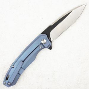 Нож QSP Woodpecker, Bohler M390, Titanium Blue - складной туристические ножи из стали Нож QSP Woodpecker, Bohler M390, Titanium Blue - складной туристические ножи из стали