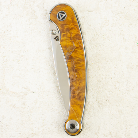 Нож QSP Dolphin, Mirror 14C28N, Stabilized Wood Handle, QS161-B Нож QSP Dolphin, Mirror 14C28N, Stabilized Wood Handle, QS161-B