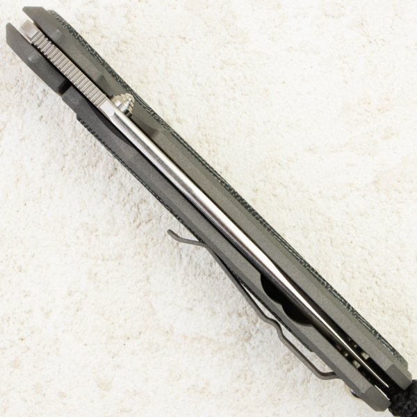 Нож Chris Reeve Large Sebenza 31 Inlay, CPM MagnaCut, Titanium/Black Canvas Micarta Handle, L31-1200