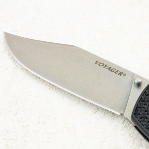 Нож Cold Steel Voyager Extra Large Clip Point, AUS-10A, Griv-Ex Black, CS29AXC Нож Cold Steel Voyager Extra Large Clip Point, AUS-10A, Griv-Ex Black, CS29AXC