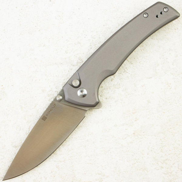 Нож SENCUT Serene, Satin, D2, Aluminum Gray Handle, S21022B-3