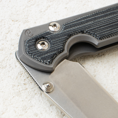 Нож Chris Reeve Small Sebenza 31 Inlay, Glass Blasted CPM MagnaCut, Titanium/Black Canvas Micarta Handle, S31-1652 Нож Chris Reeve Small Sebenza 31 Inlay, Glass Blasted CPM MagnaCut, Titanium/Black Canvas Micarta Handle, S31-1652