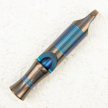 Свисток WE Knife Whistle A-05P, Titanium Blue