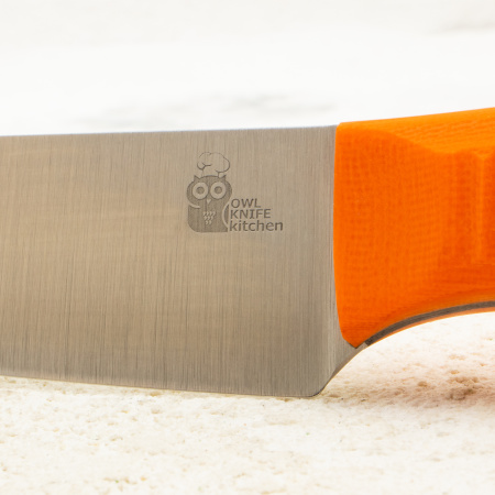Нож OWL S130 F Универсал, N690 Cryo, G10 Orange, Kydex