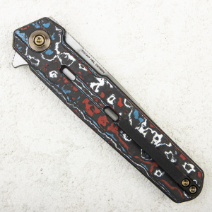 Нож WE Knife Navo, CPM 20CV,  Nebula Fat Carbon Fiber/Titanium - складной туристические ножи из стали Нож WE Knife Navo, CPM 20CV,  Nebula Fat Carbon Fiber/Titanium - складной туристические ножи из стали
