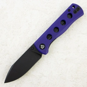 Нож QSP Canary Folder, 14C28N, Purple G10 Handle, QS150-D2 - складной туристические ножи из стали Нож QSP Canary Folder, 14C28N, Purple G10 Handle, QS150-D2 - складной туристические ножи из стали