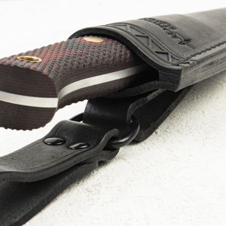 Нож Южный Крест Fox, N690, Конвекс, Микарта Красно-Черная - купить в интернет-магазине Blademan