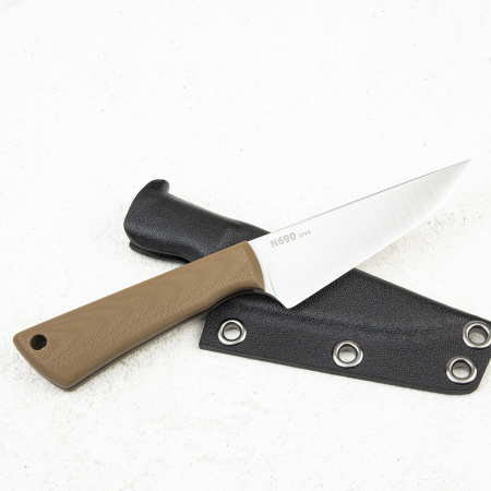 Нож OWL Pocket F, N690, G10 Sand, Kydex - купить в интернет-магазине Blademan