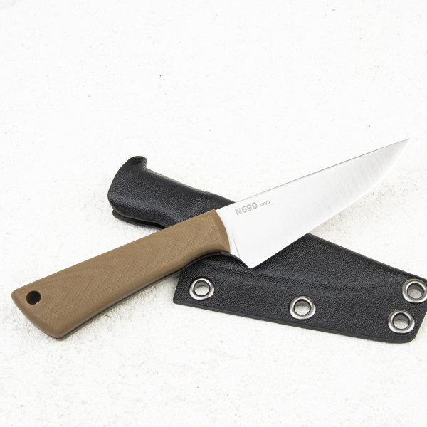 Нож OWL Pocket F, N690, G10 Sand, Kydex - купить в интернет-магазине Blademan