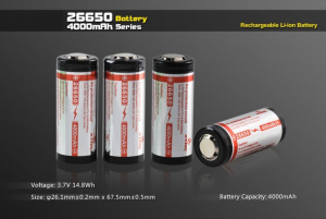 Аккумулятор 26650 4000 mAh Li-ion X-tar Аккумулятор 26650 4000 mAh Li-ion X-tar - купить в интернет-магазине Blademan