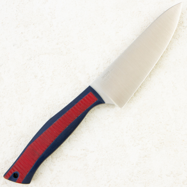 Нож OWL S120 F, JM390 Cryo, G10/Micarta Blue/Red, Kydex